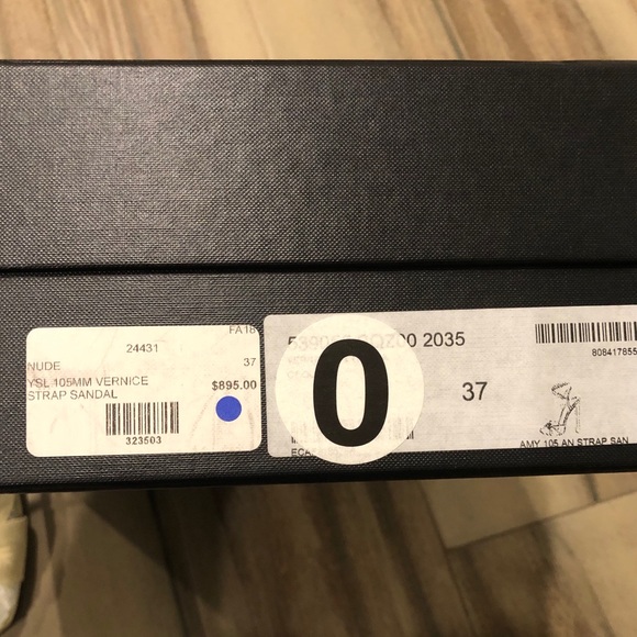 New with Tags Saint Laurent Vernice Nude heels - Picture 9 of 9